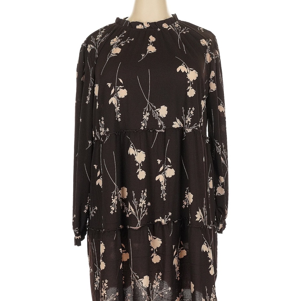 LuLaRoe Black Floral Dress